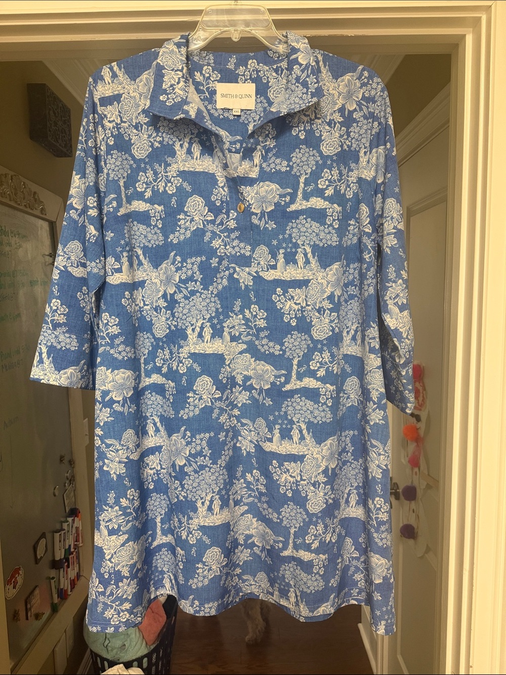 Women’s toile tunic dress